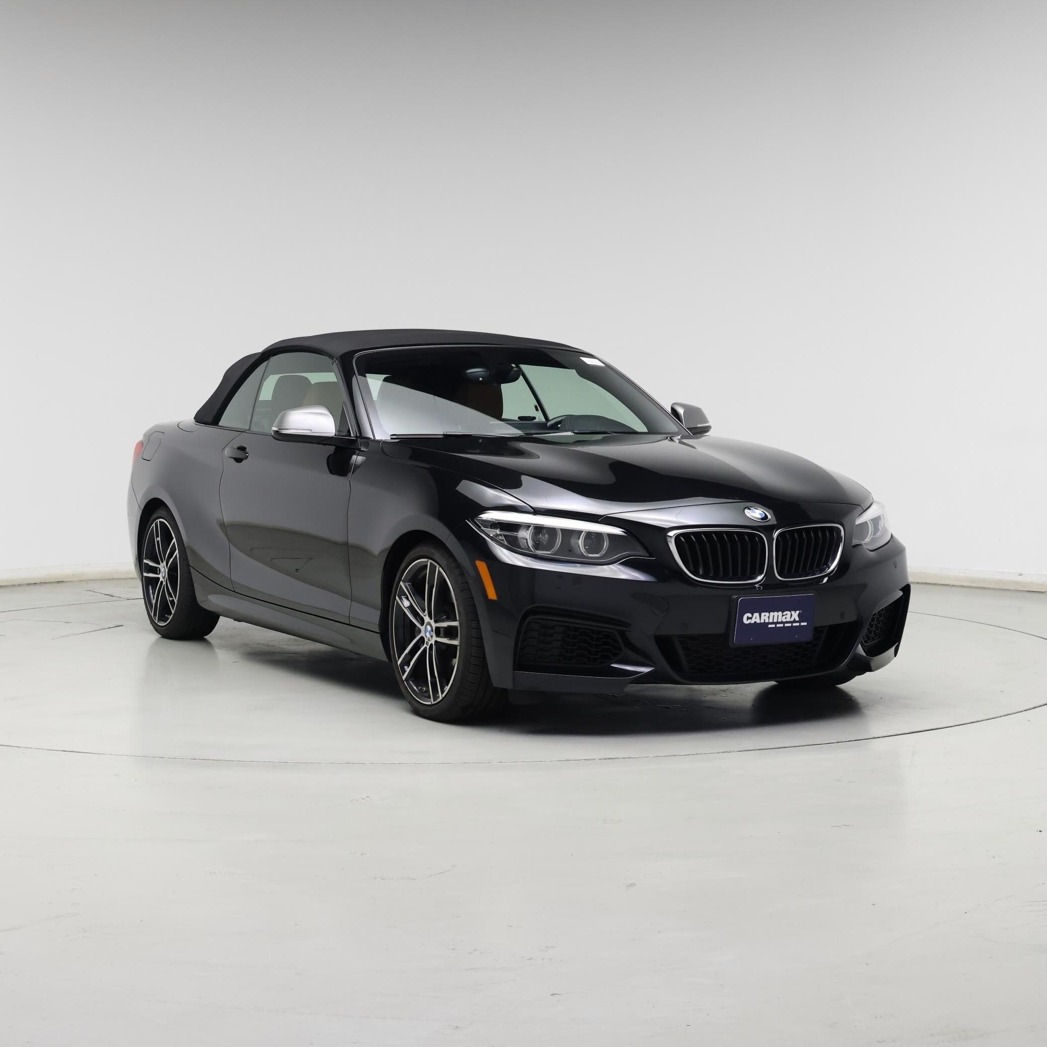 Black 2018 BMW 2 Series Convertible All-Wheel Drive Automatic