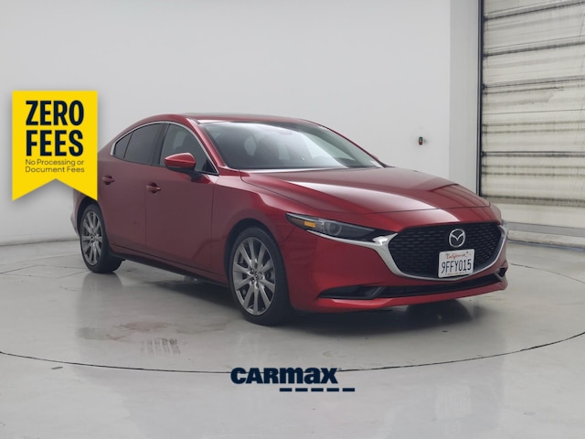 Red 2022 Mazda MAZDA3 Sedan Front-Wheel Drive Automatic