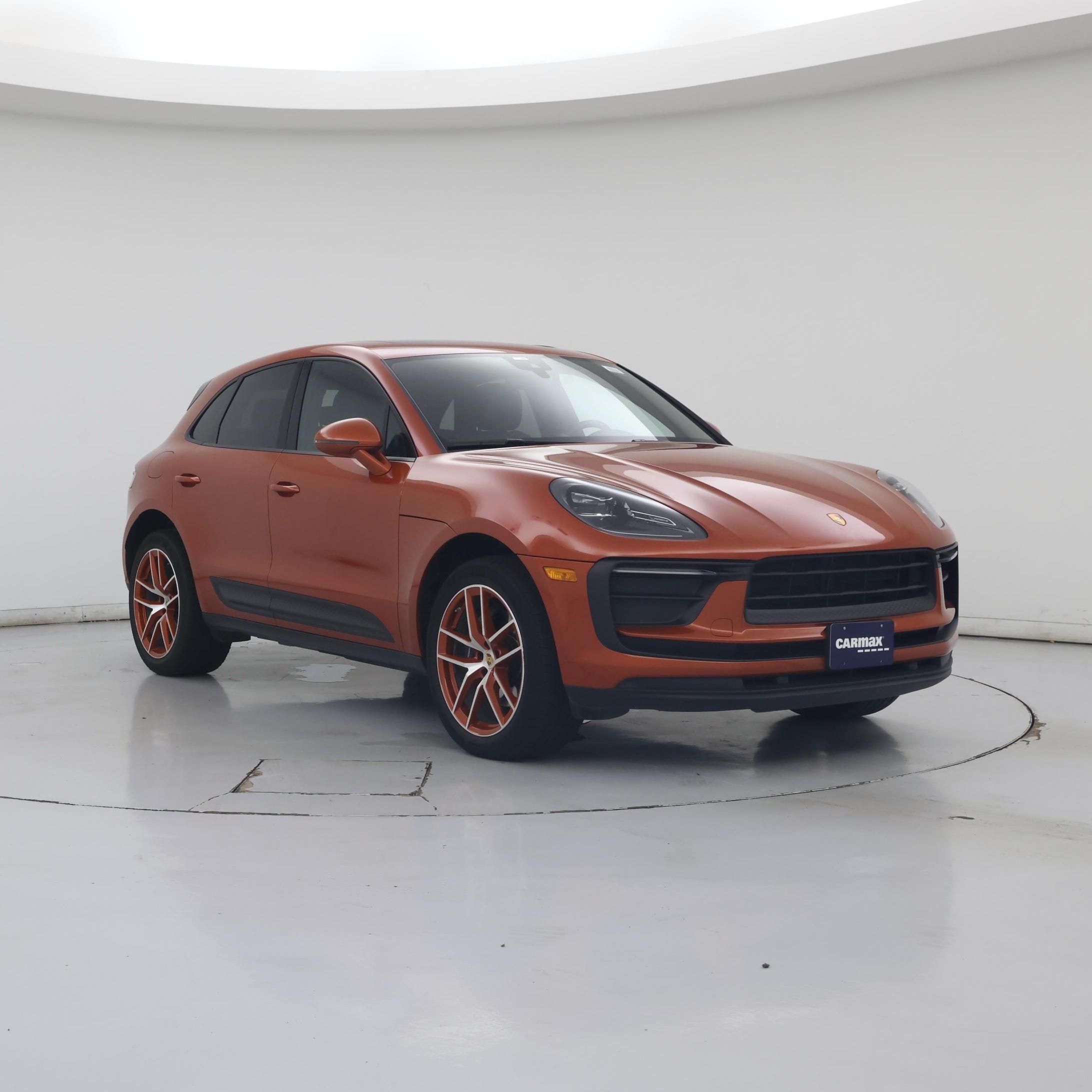 Orange 2022 Porsche Macan SUV / Crossover All-Wheel Drive Automatic