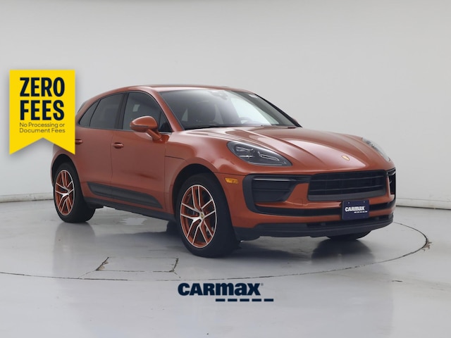 Orange 2022 Porsche Macan SUV / Crossover All-Wheel Drive Automatic