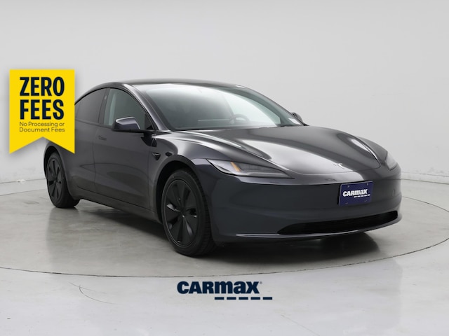 Gray 2024 Tesla Model 3 Sedan Rear-Wheel Drive Automatic