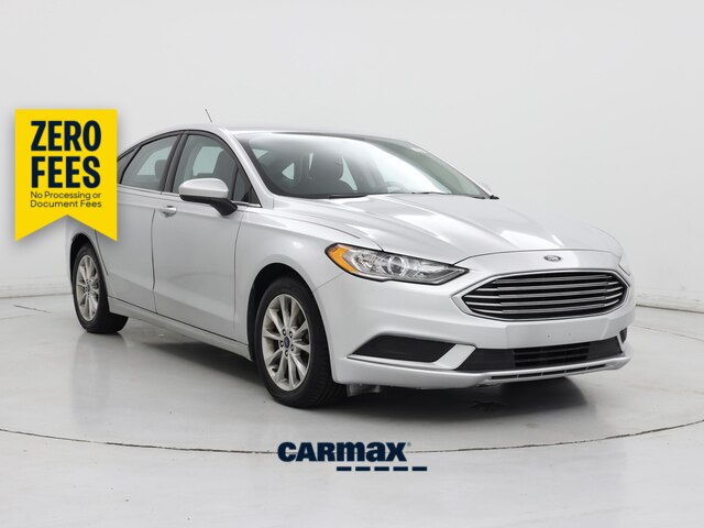 Silver 2017 Ford Fusion Sedan Front-Wheel Drive Automatic
