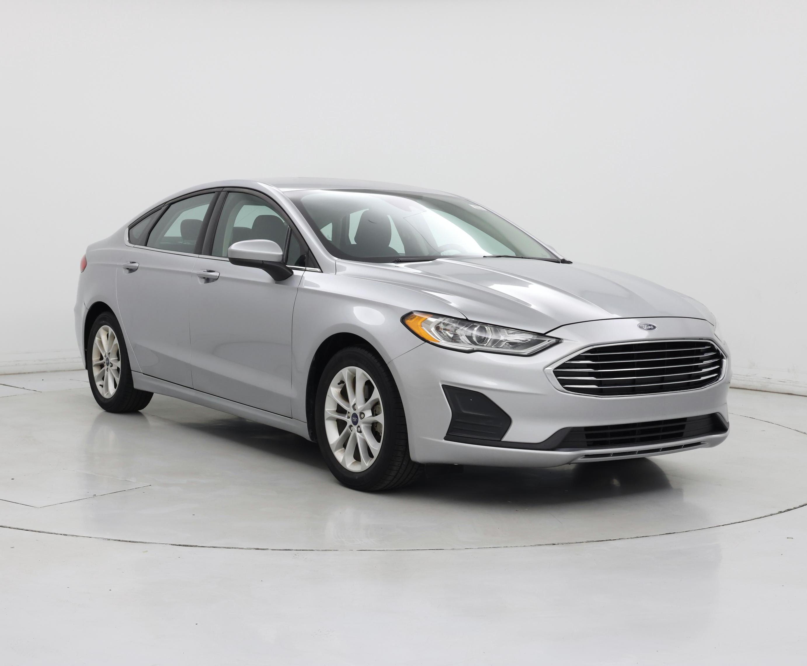 Silver 2020 Ford Fusion Sedan Front-Wheel Drive Automatic