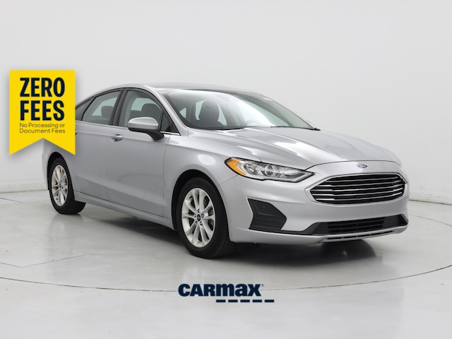 Silver 2020 Ford Fusion Sedan Front-Wheel Drive Automatic