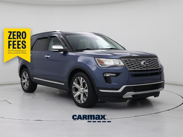 Blue 2018 Ford Explorer SUV / Crossover All-Wheel Drive Automatic