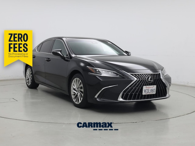 Black 2023 Lexus ES Hybrid Sedan Front-Wheel Drive Automatic