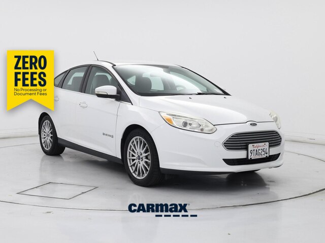 White 2014 Ford Focus Electric Hatchback Front-Wheel Drive Automatic