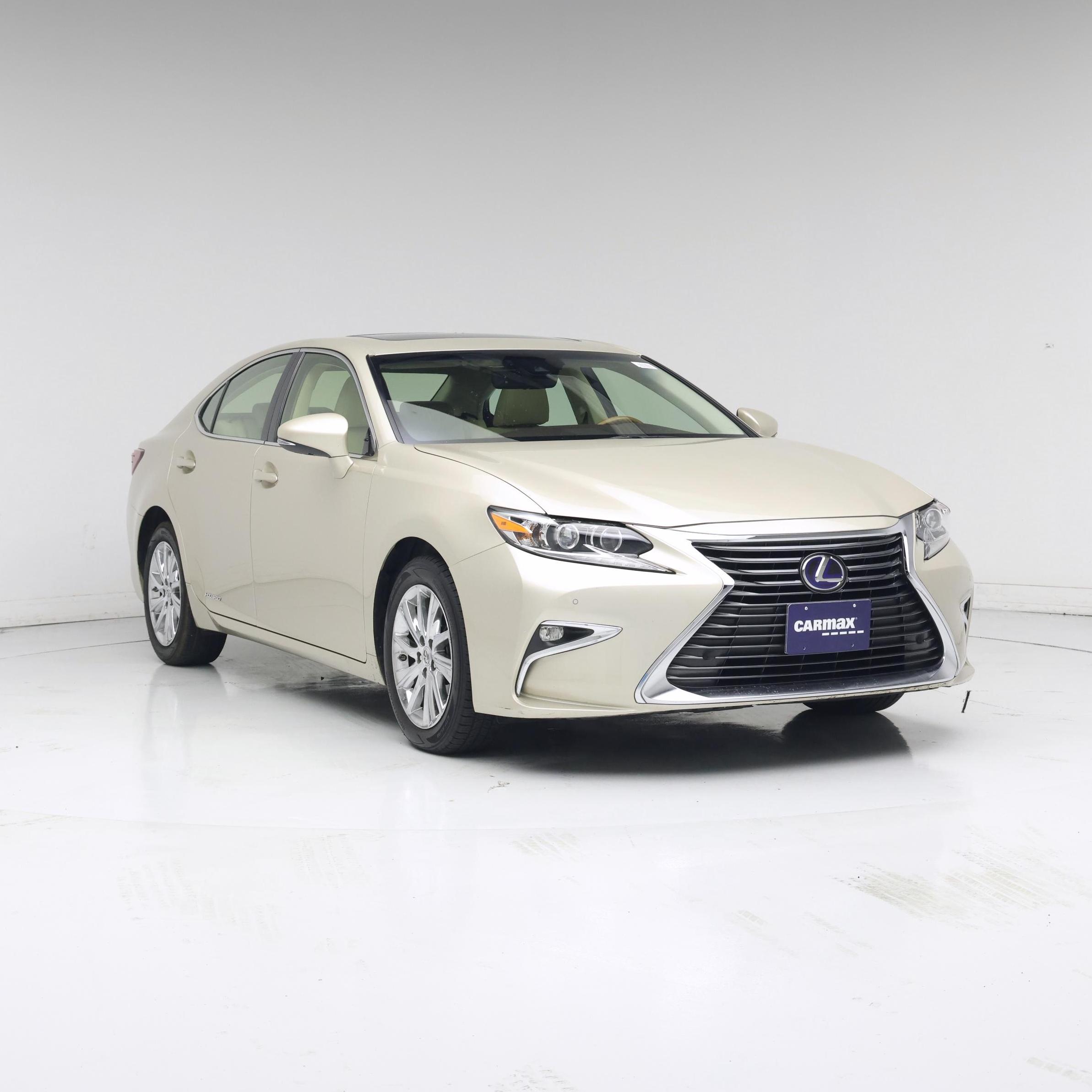 Gold 2017 Lexus ES Hybrid Sedan Front-Wheel Drive Automatic