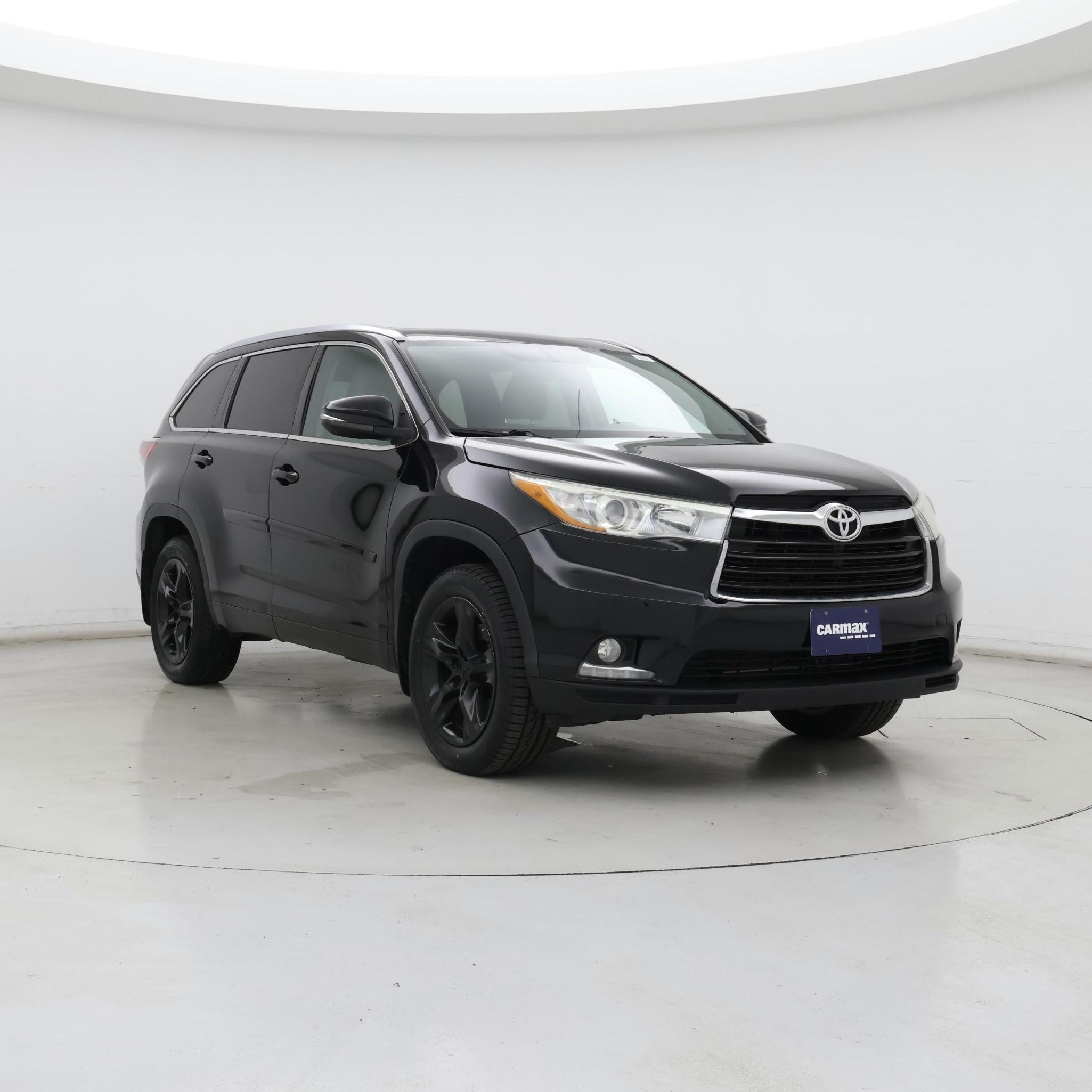 Black 2015 Toyota Highlander SUV / Crossover All-Wheel Drive Automatic
