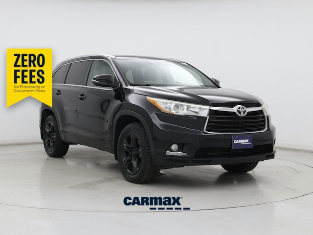 Black 2015 Toyota Highlander SUV / Crossover All-Wheel Drive Automatic