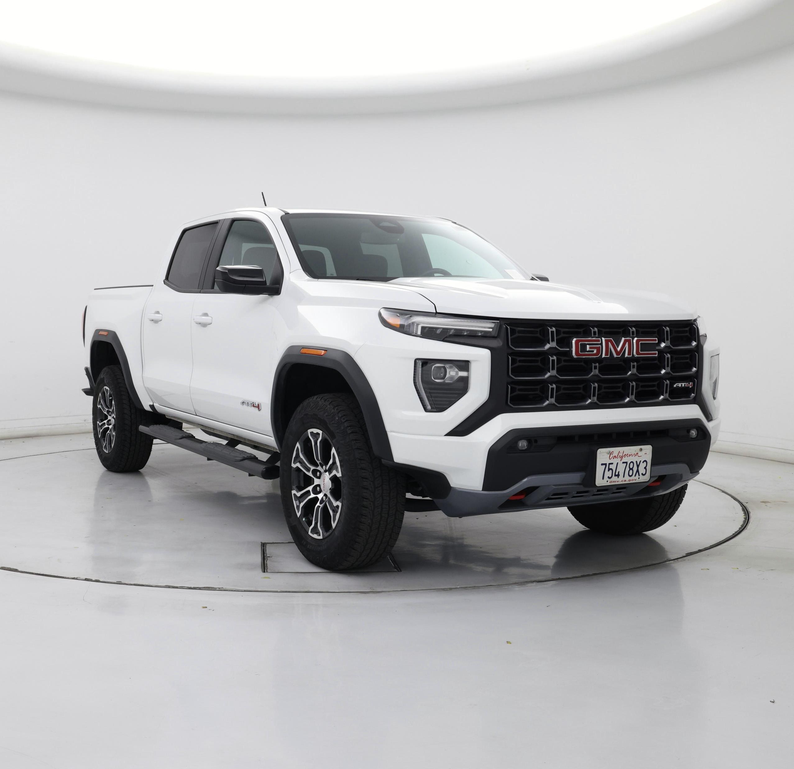 White 2023 GMC Canyon Pickup Truck Four-Wheel Drive Automatic