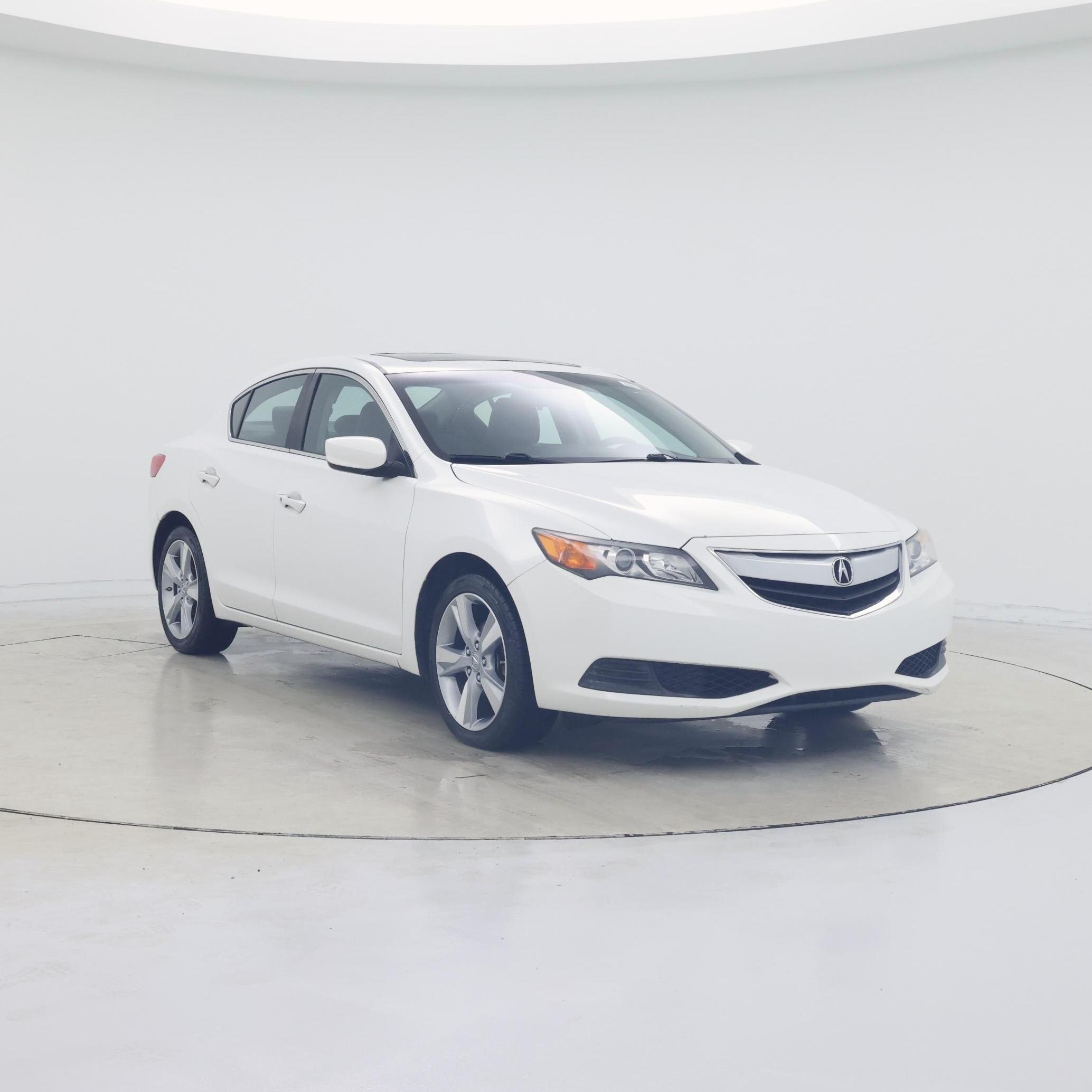 White 2014 Acura ILX Sedan Front-Wheel Drive Automatic