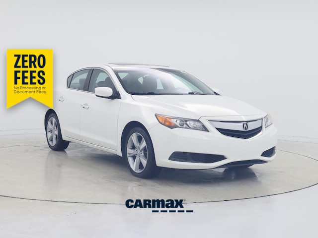 White 2014 Acura ILX Sedan Front-Wheel Drive Automatic