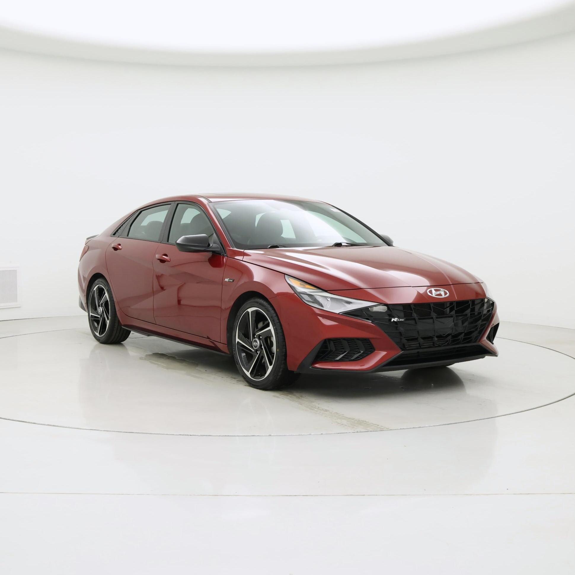 Red 2023 Hyundai Elantra Sedan Front-Wheel Drive Automatic