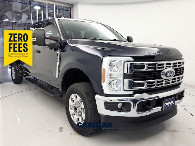 Blue 2024 Ford F-250 Super Duty Pickup Truck Four-Wheel Drive Automatic