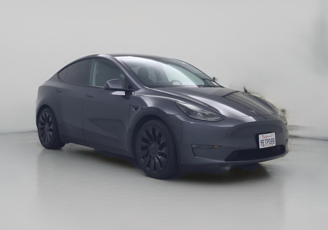 2023 Tesla Model Y Performance All-Wheel Drive in Gray — CarMax photo