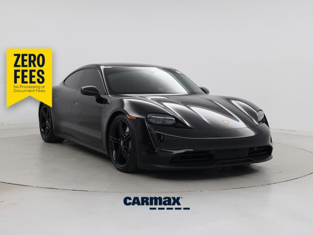Black 2021 Porsche Taycan Sedan All-Wheel Drive Automatic