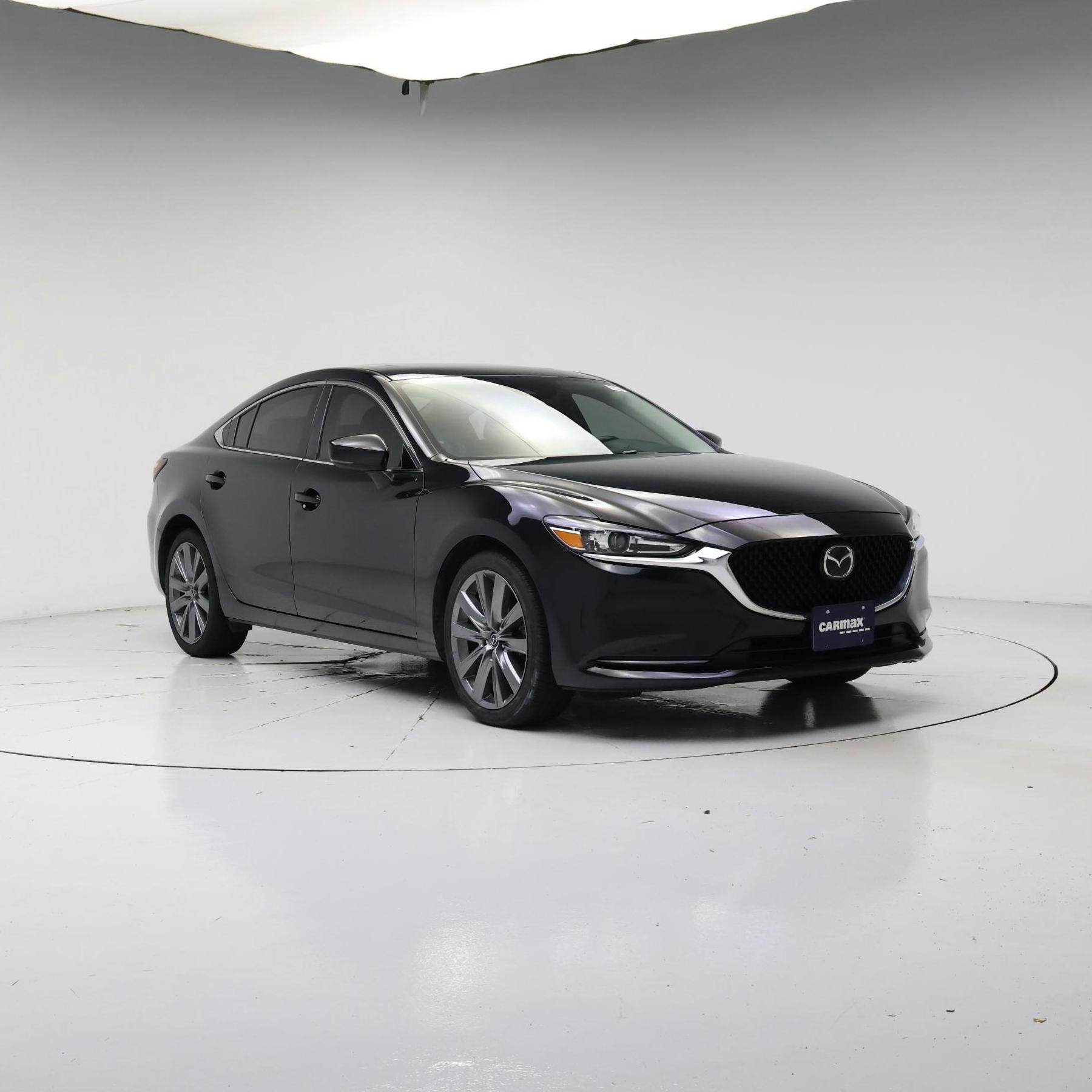 Black 2021 Mazda MAZDA6 Sedan Front-Wheel Drive Automatic