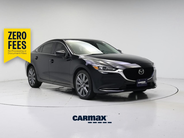 Black 2021 Mazda MAZDA6 Sedan Front-Wheel Drive Automatic