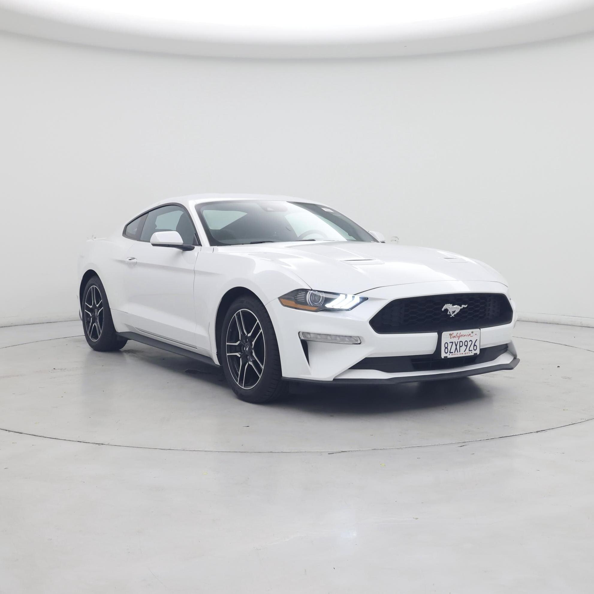 White 2021 Ford Mustang Coupe Rear-Wheel Drive Automatic