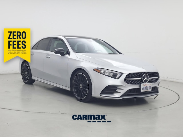 Silver 2021 Mercedes-Benz A-Class Sedan Front-Wheel Drive Automatic