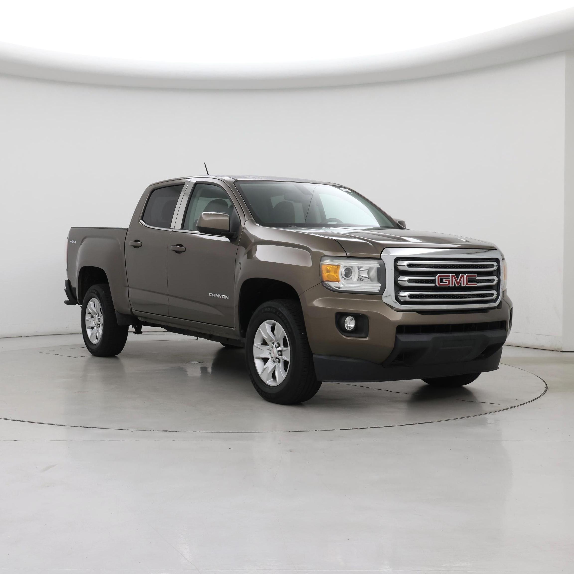 Brown 2015 GMC Canyon Pickup Truck Four-Wheel Drive Automatic