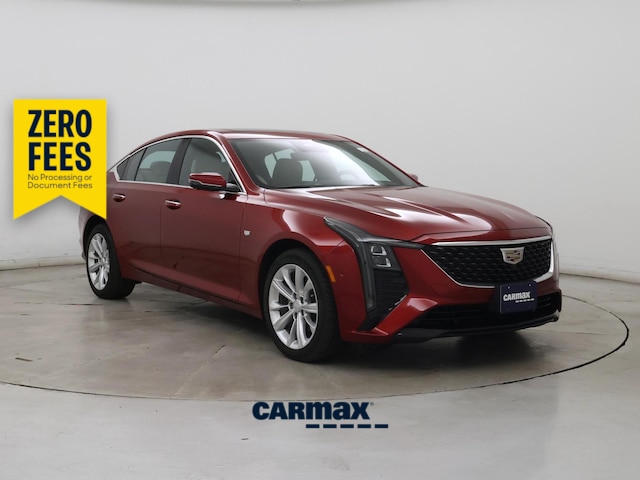 Red 2025 Cadillac CT5 Sedan All-Wheel Drive Automatic