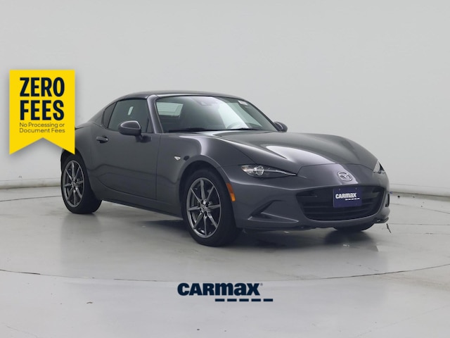 Gray 2017 Mazda MX-5 Miata Convertible Rear-Wheel Drive Manual