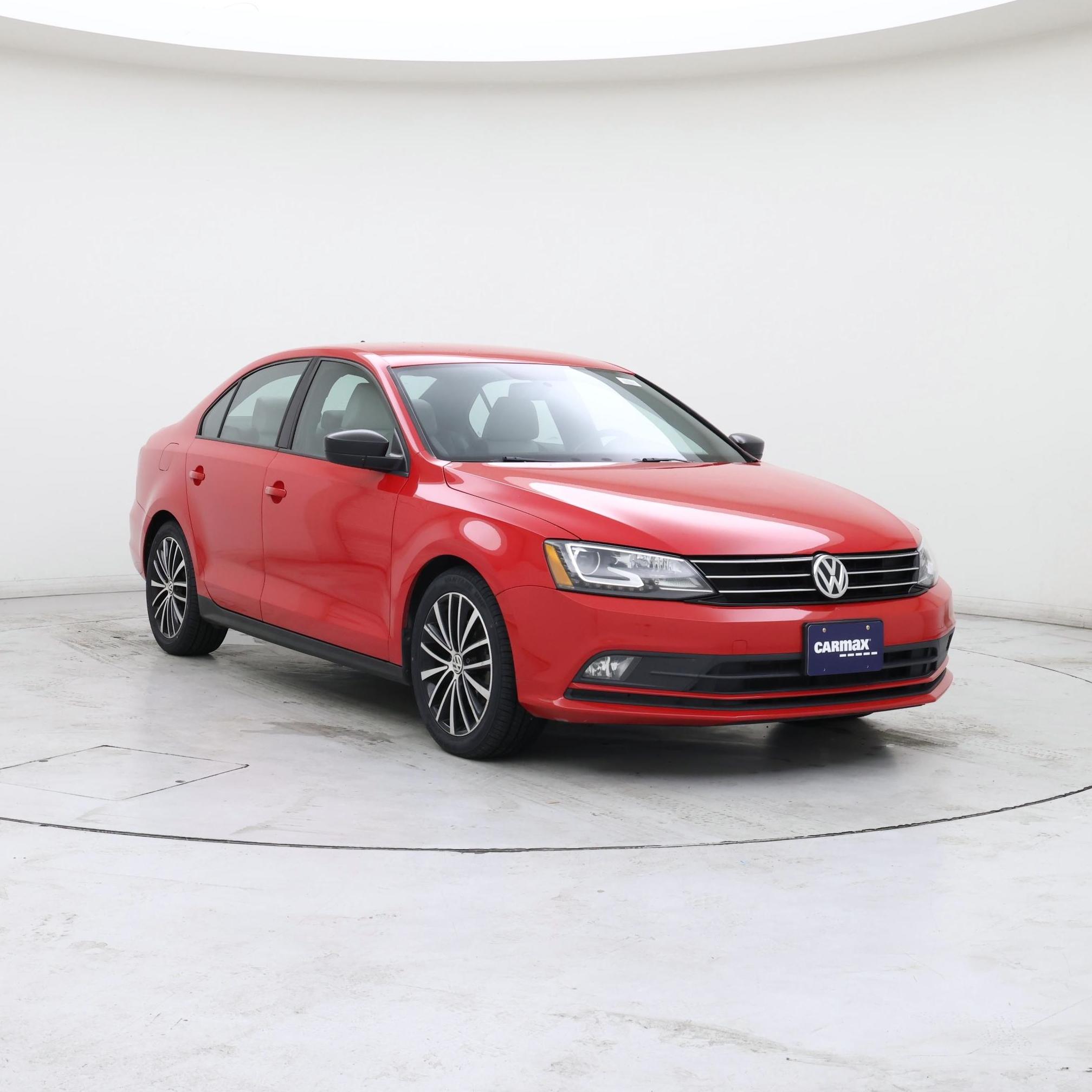 Red 2016 Volkswagen Jetta Sedan Front-Wheel Drive Automatic