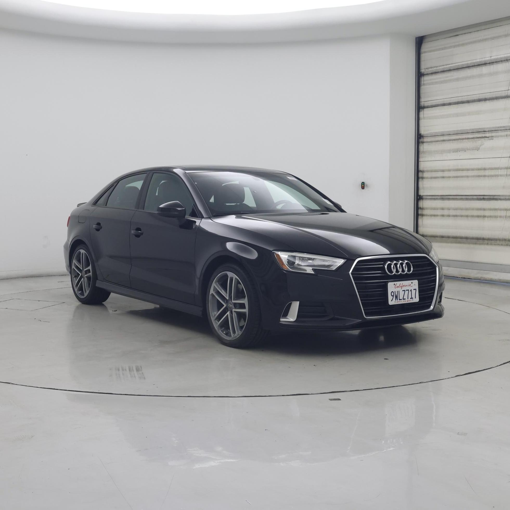 Black 2018 Audi A3 Sedan All-Wheel Drive Automatic