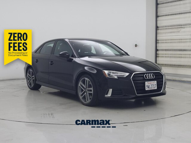 Black 2018 Audi A3 Sedan All-Wheel Drive Automatic