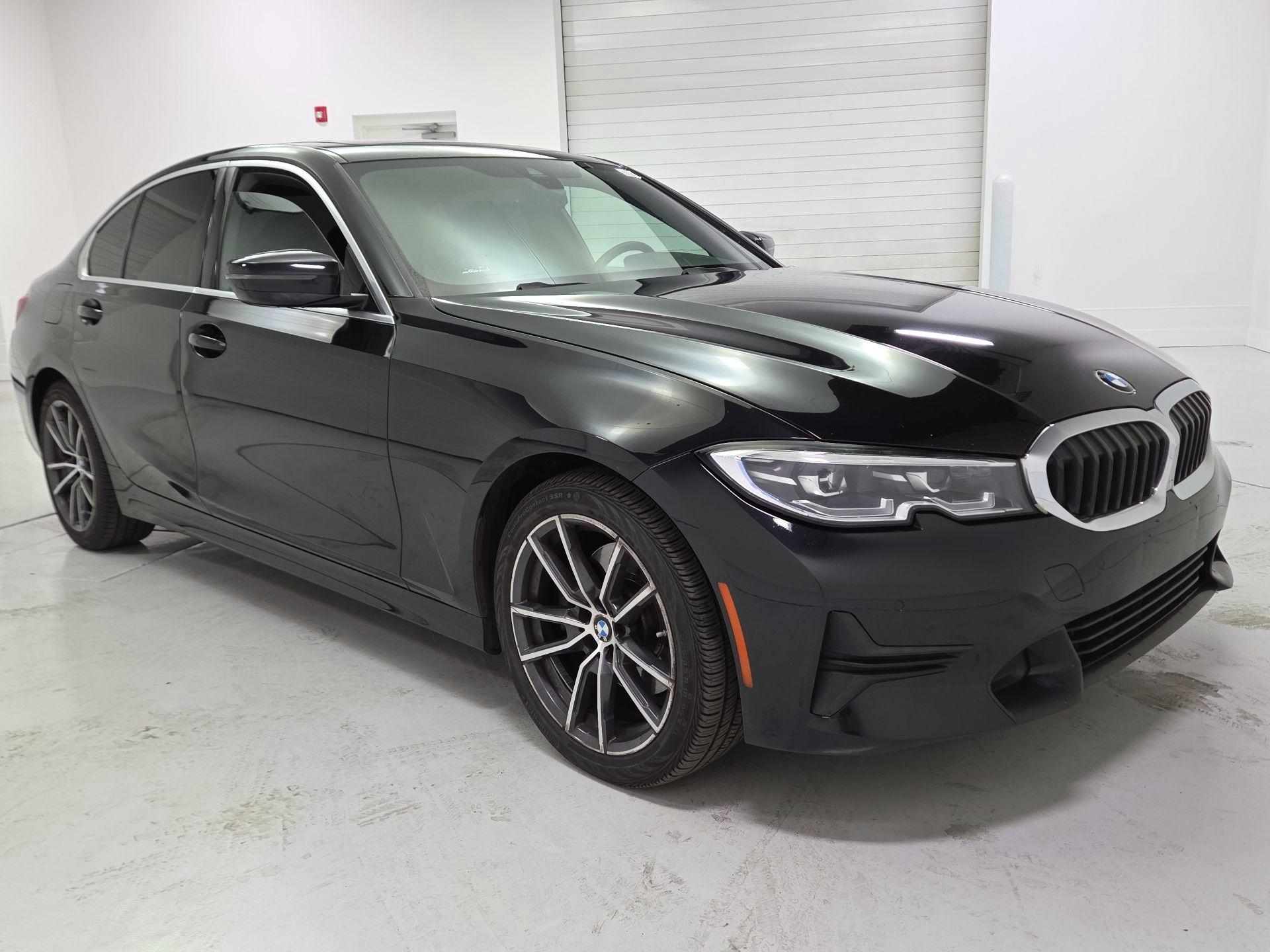 Black 2021 BMW 3 Series Sedan Rear-Wheel Drive Automatic
