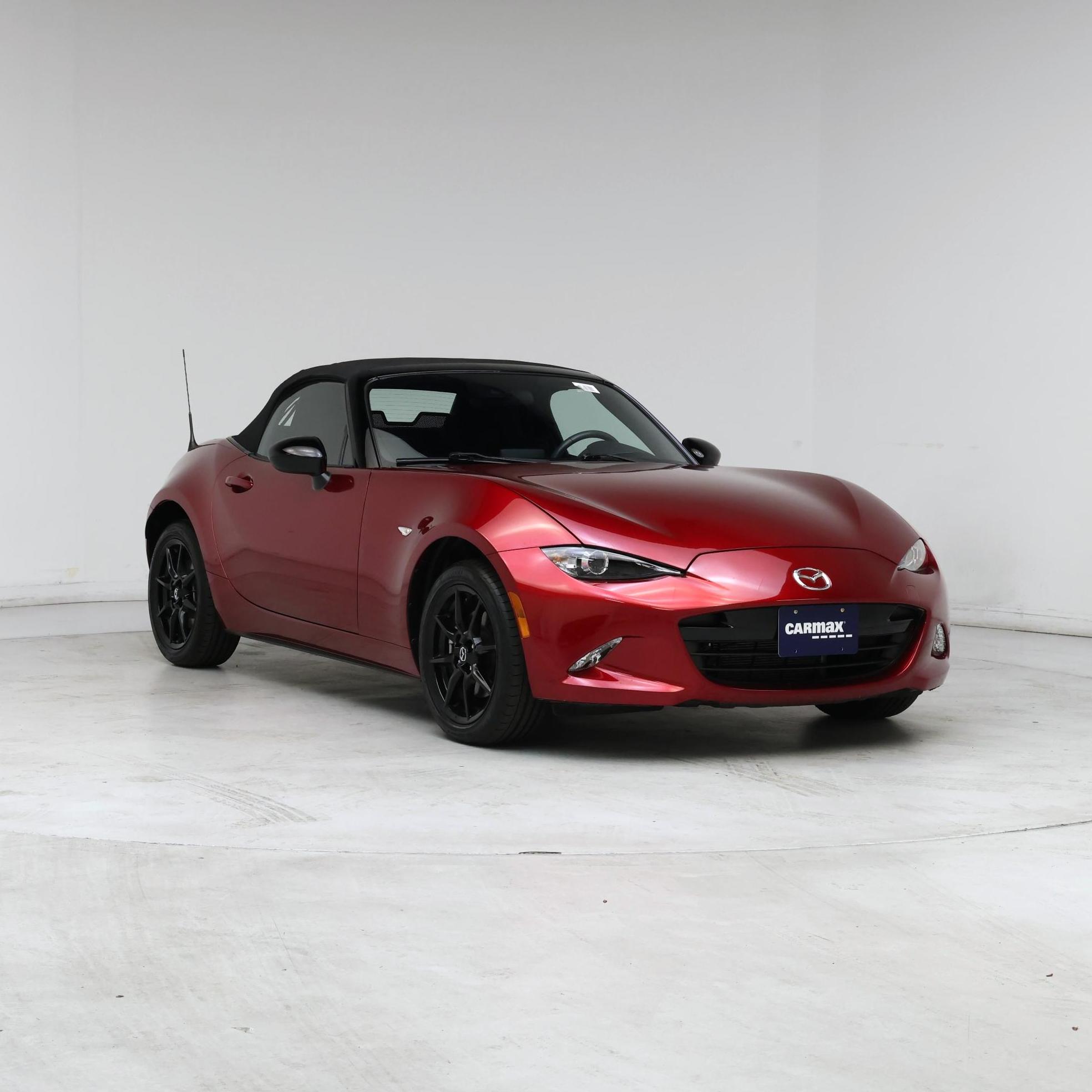 Red 2021 Mazda MX-5 Miata Convertible Rear-Wheel Drive Manual