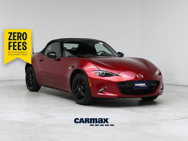 Red 2021 Mazda MX-5 Miata Convertible Rear-Wheel Drive Manual