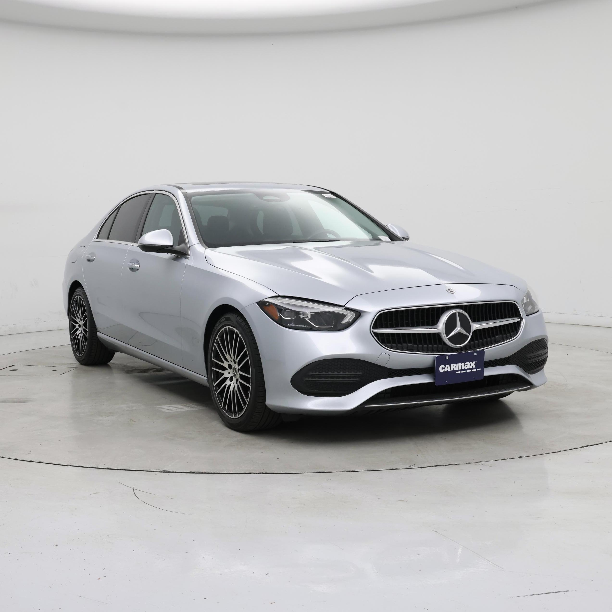 Silver 2023 Mercedes-Benz C-Class Sedan Rear-Wheel Drive Automatic
