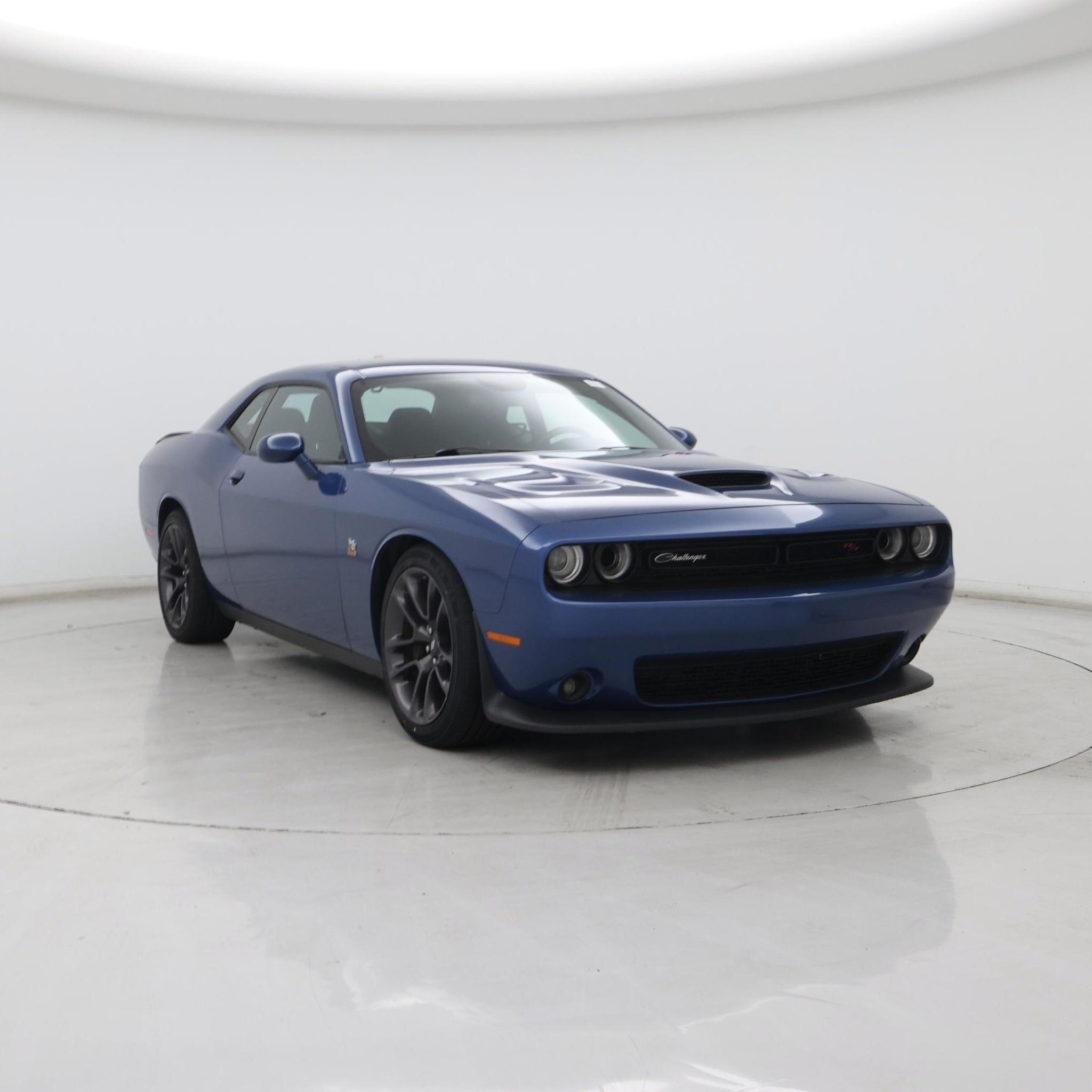 Blue 2022 Dodge Challenger Coupe Rear-Wheel Drive Automatic