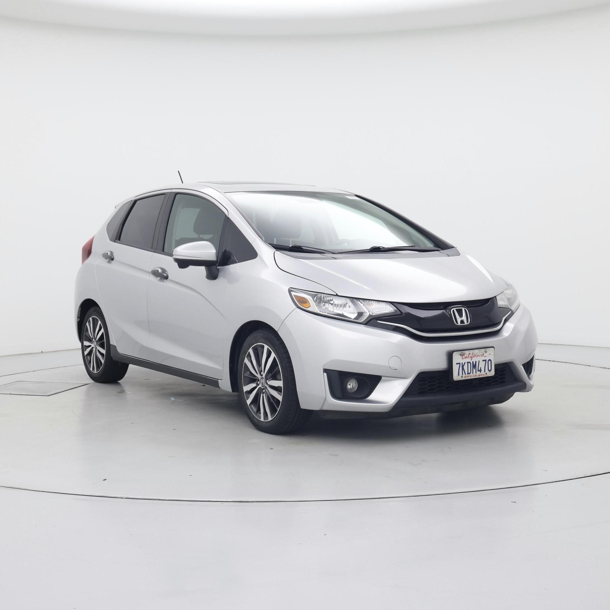 Silver 2015 Honda Fit Hatchback Front-Wheel Drive Automatic