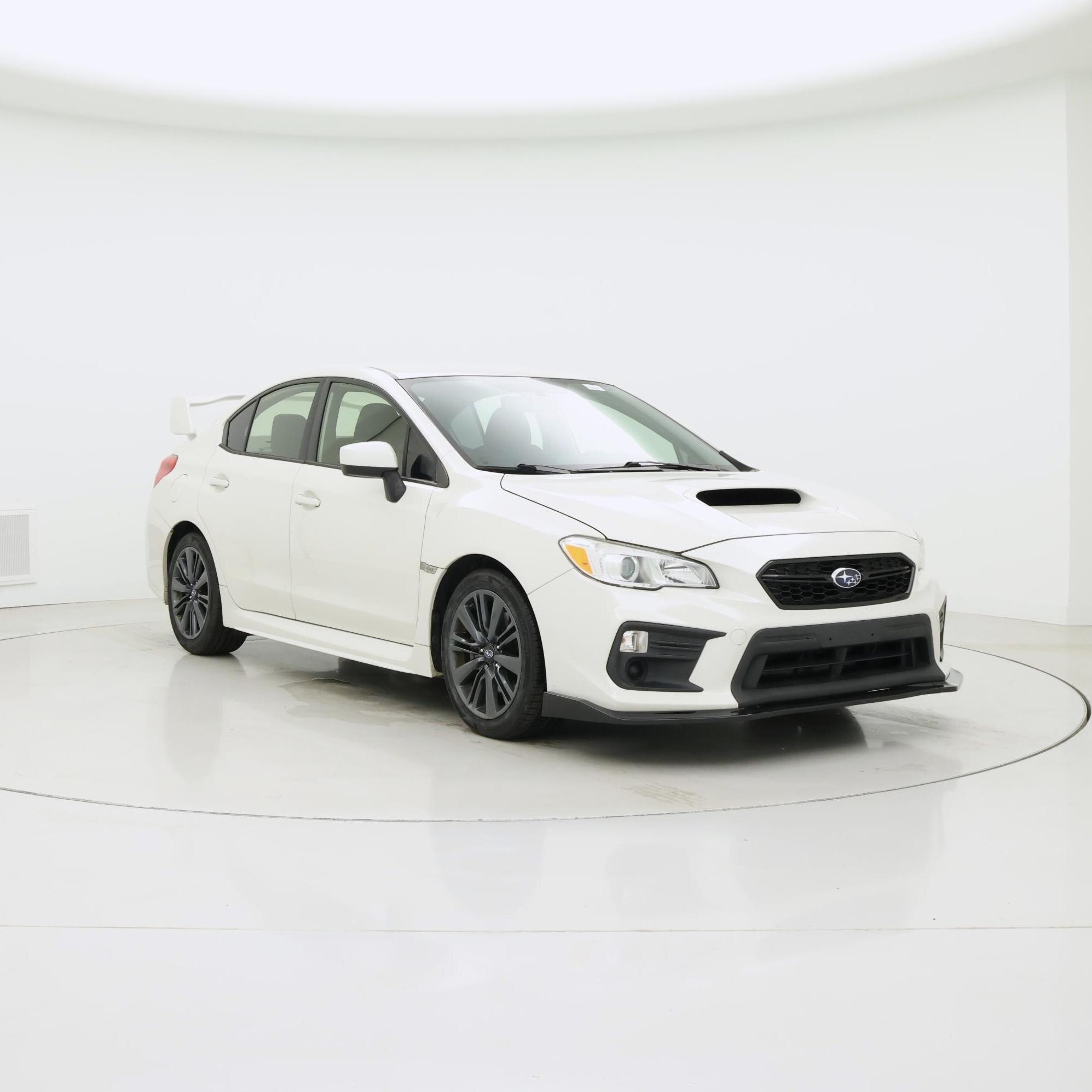 White 2020 Subaru WRX Sedan All-Wheel Drive Manual