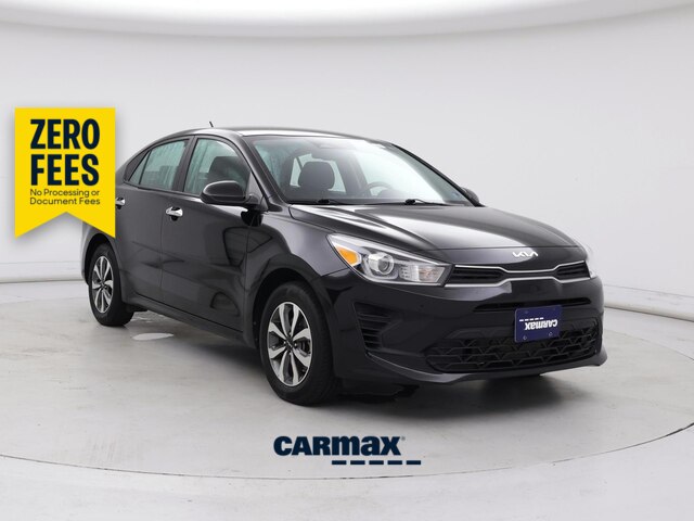 Black 2023 Kia Rio Sedan Front-Wheel Drive Automatic