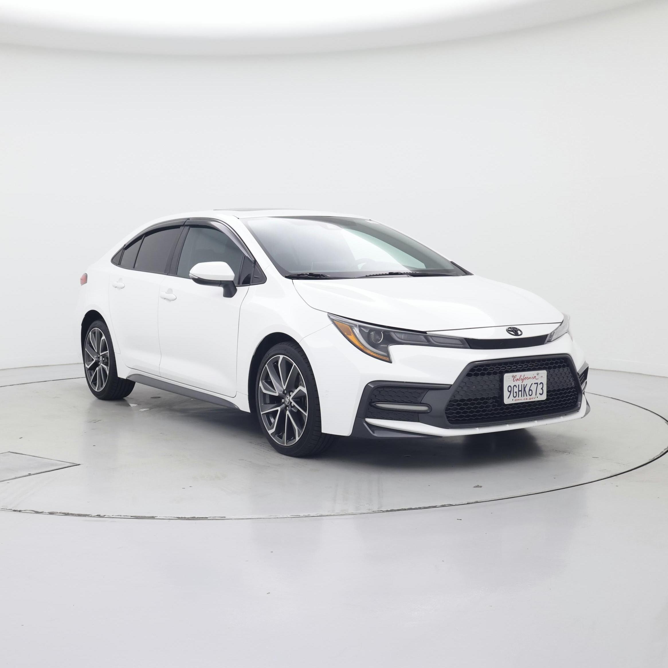 White 2022 Toyota Corolla Sedan Front-Wheel Drive Automatic