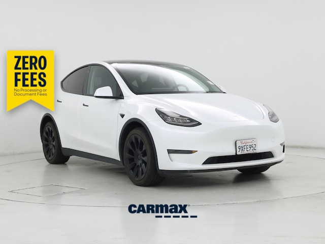 White 2022 Tesla Model Y SUV / Crossover All-Wheel Drive Automatic