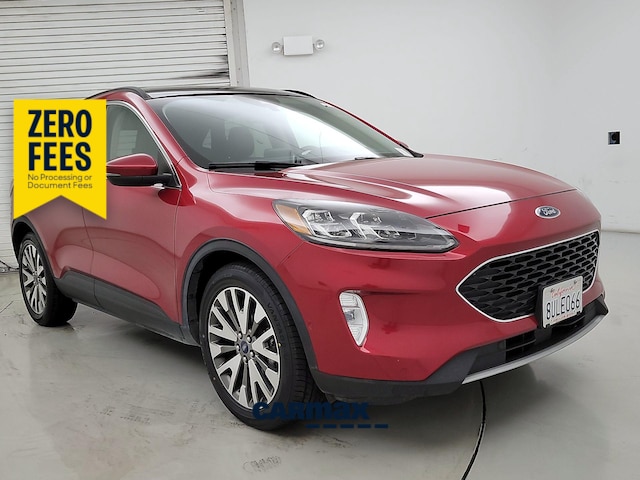 Red 2020 Ford Escape Hybrid SUV / Crossover Front-Wheel Drive Automatic