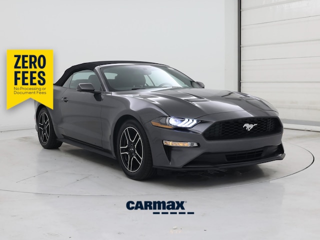 Gray 2020 Ford Mustang Convertible Rear-Wheel Drive Automatic
