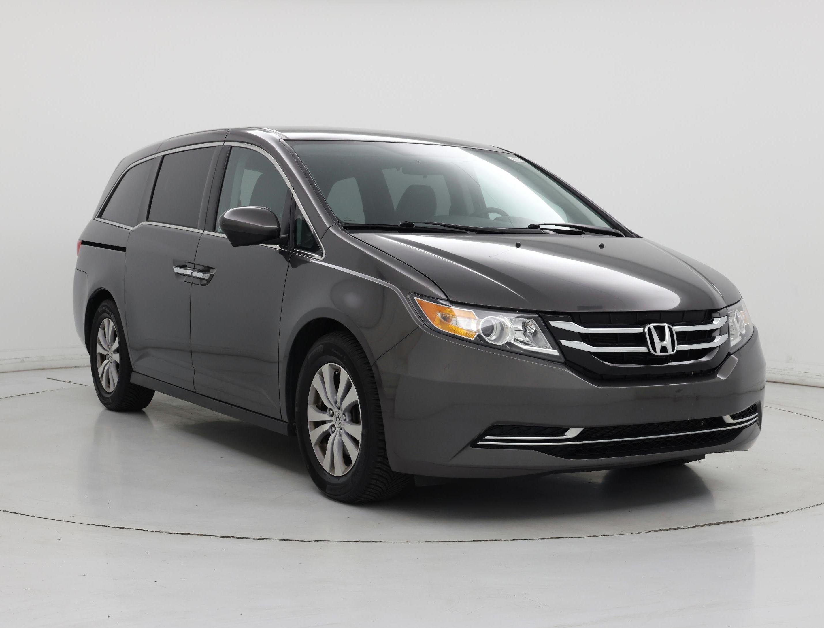 Gray 2016 Honda Odyssey Minivan Front-Wheel Drive Automatic