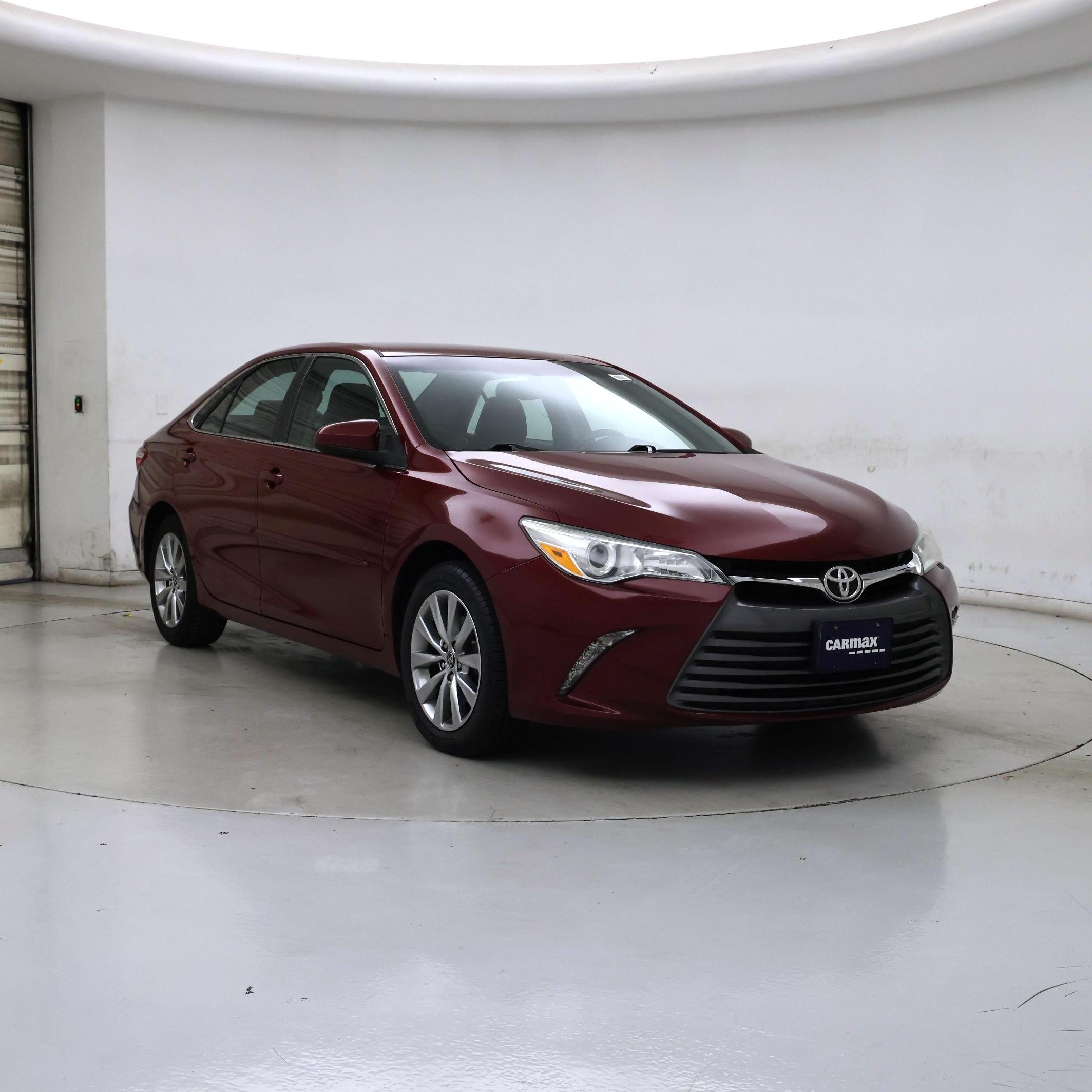 Red (Burgundy) 2015 Toyota Camry Sedan Front-Wheel Drive Automatic