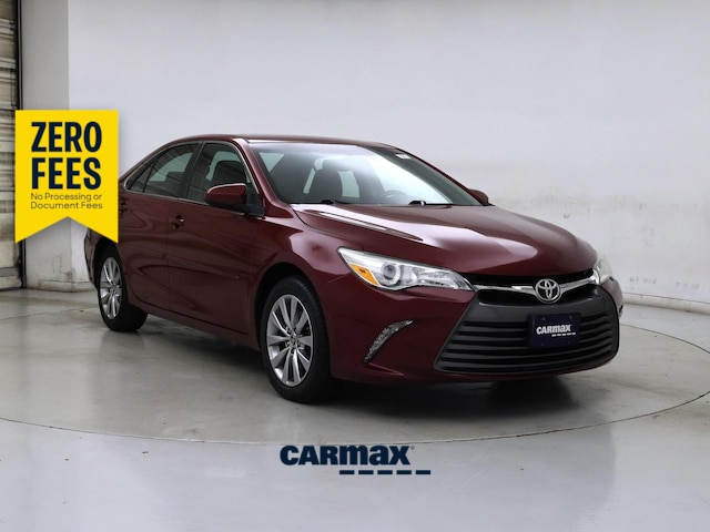 Red (Burgundy) 2015 Toyota Camry Sedan Front-Wheel Drive Automatic