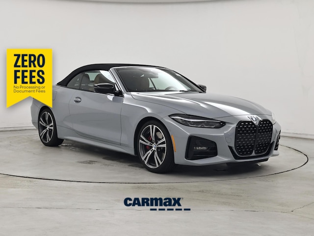 Gray 2024 BMW 4 Series Convertible Rear-Wheel Drive Automatic