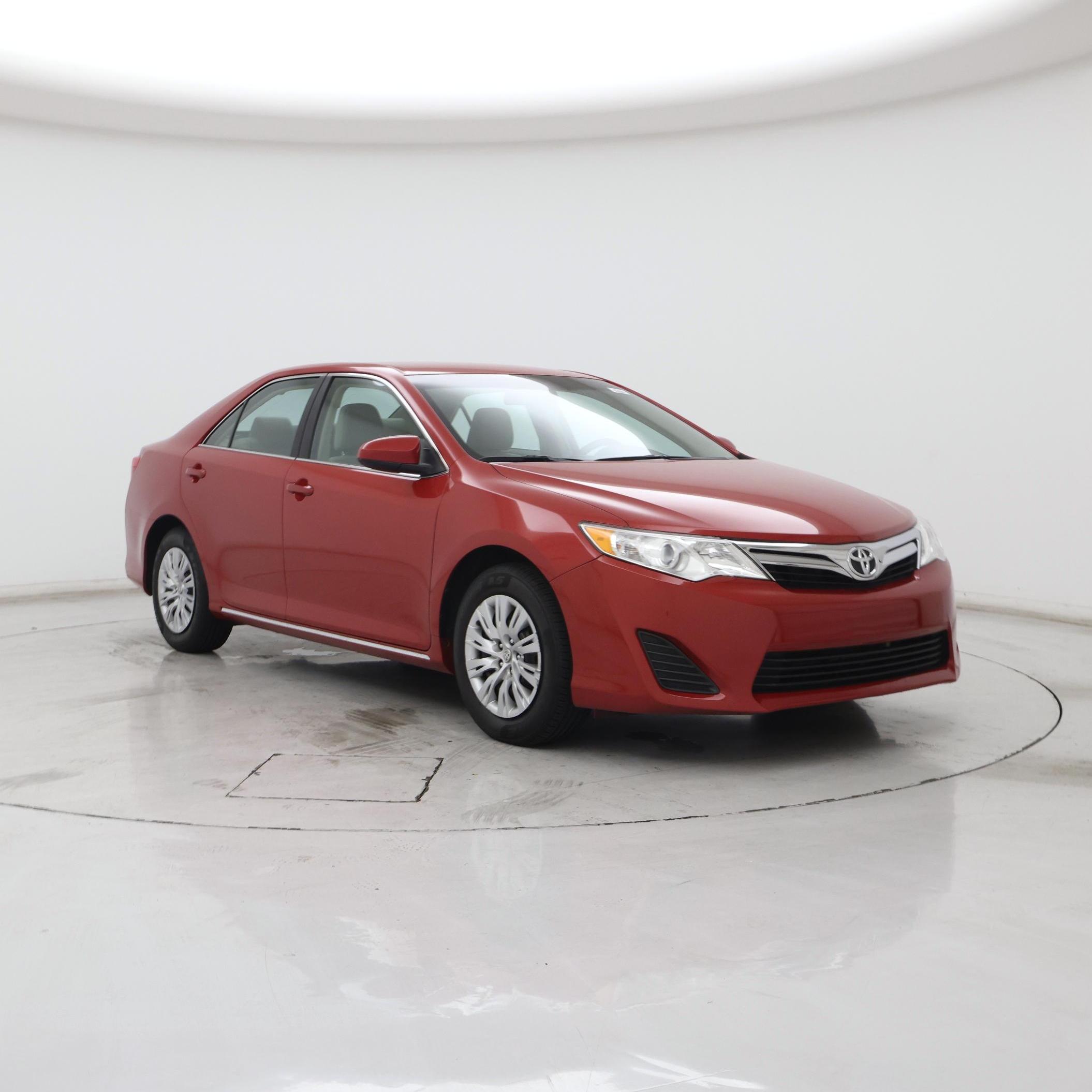 Red 2014 Toyota Camry Sedan Front-Wheel Drive Automatic
