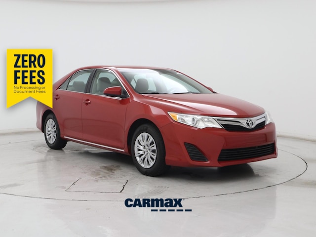 Red 2014 Toyota Camry Sedan Front-Wheel Drive Automatic