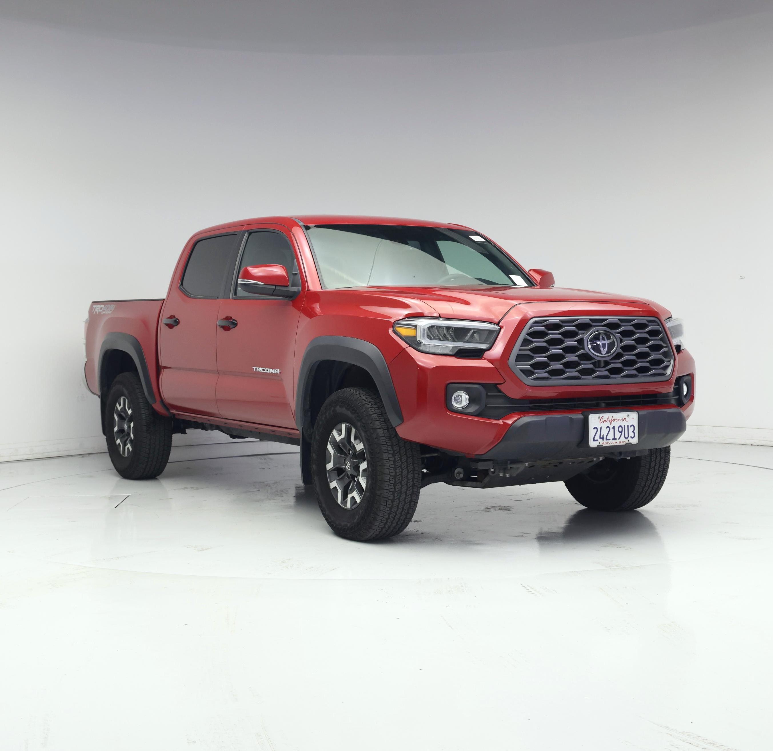 Red 2023 Toyota Tacoma Pickup Truck Four-Wheel Drive Automatic
